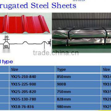 Corrugated roofing sheets