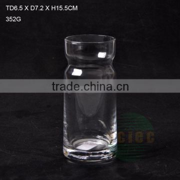 wholesale high-clear glass blown vase