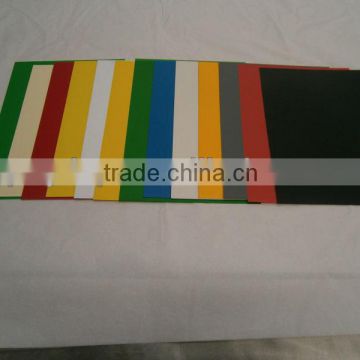 PVC rigid sheets colored matte