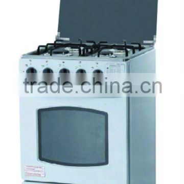stailess steel free standing gas cooker oven