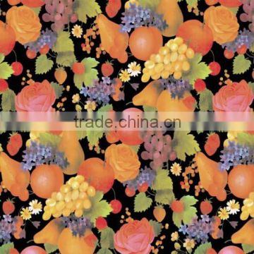 colorful printed pvc sheet opaque tablecloth