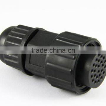 large 24 pin electric bulkhead waterproof connector