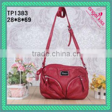 2014 newest design small pu handbag lady handbag China wholesale handbags