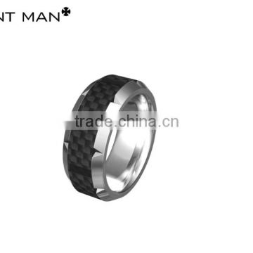 Mens Wedding Band New US Size Carbon Fiber 8mmTungsten carbide ring sample wedding ring designs