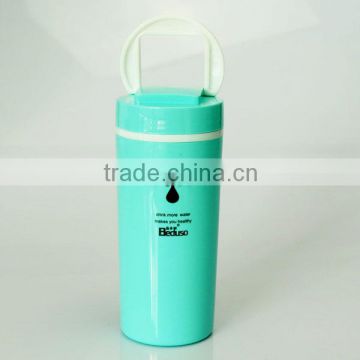 300ml Hot Sale Cool and Hot Kids Plastic Handle Bottle