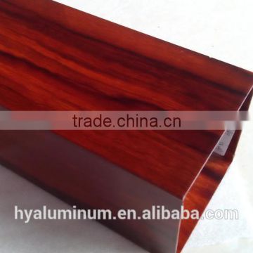 6063 wooden grain aluminum extrusion bars|aluminum tube