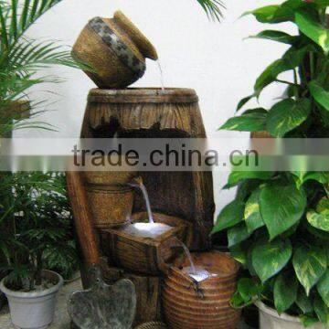 polyresin water fountain pot fountain indoor fountain