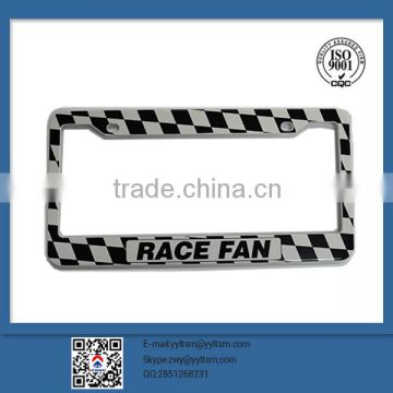 Top-grade high quality stealth license plate frame