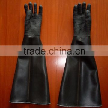 High quality Rubber Sandblasting gloves