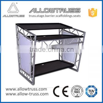 high quality movable aluminum table for dj