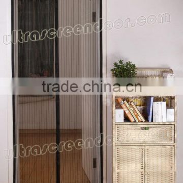Portable and storable magnetic insect door screen