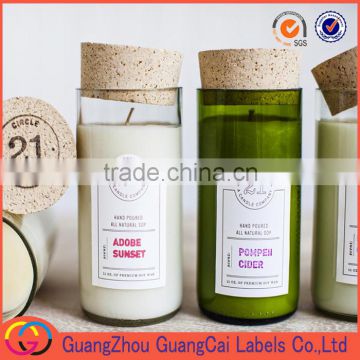 Low price and high quality bottle sticker rolling printing adhesive stickers and labels