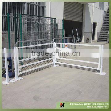 Portable pvc coated fences