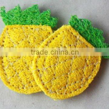 loofah pineapple pet toy for rodent samll animal