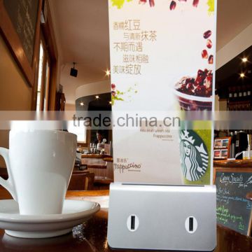 Table Stand Menu Power Bank 10000mAh for Coffee Shop And Restaurant