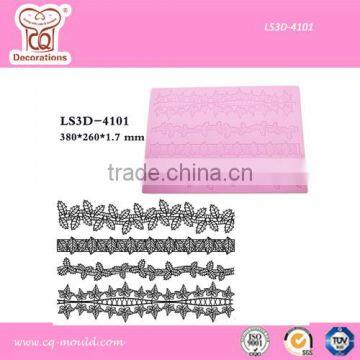 3D Silicone Fondant Cake Cupcake Lace mat