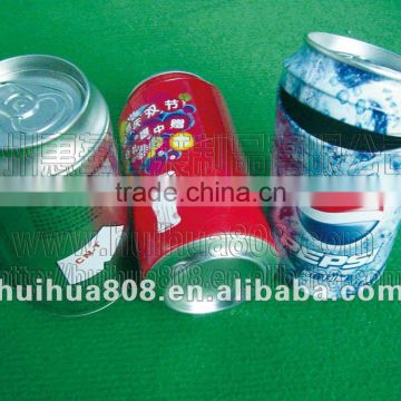 cola shape tin can for T-shirt