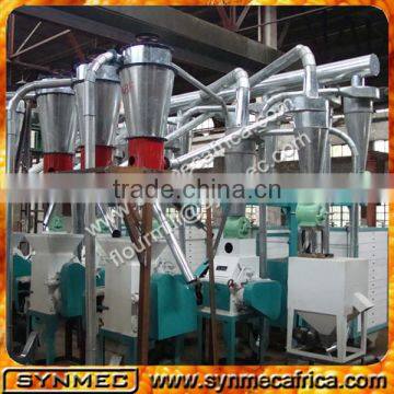 12t/day small capacity wheat flour mill miller machine, maize flour mill machine