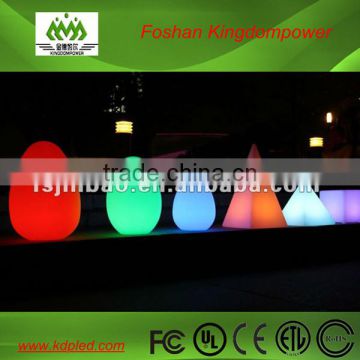 multi-color illuminated led cordless garden lights