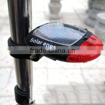 2013 Hot Sale Rechargeable Solar Bike Rear Light