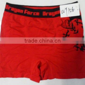 red hot sell seamless boxer short man underwear