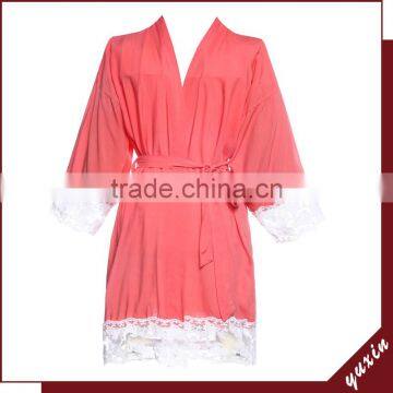 Wholesale Sexy Photos Girls Lace Transparent Bath Robe LR0106