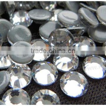 wholesale ss20 clear hot fix rhinestones flat back stone for bags
