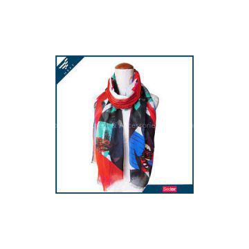 The Colorful Plant Design Scarf
