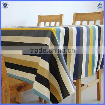 printed cotton striped table cloth