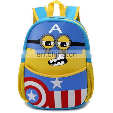 New fashion cute kindergarten neoprene school backpack bag