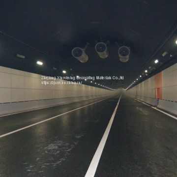 tunnel wall decorating Aluminum&steel boards