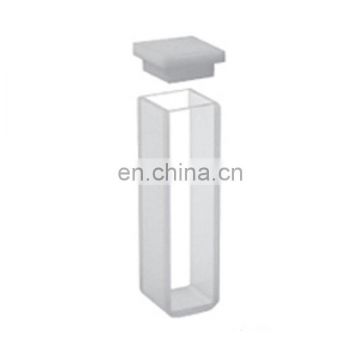 ES Quartz Glass Good Quality Q-108 Standard cuvettes with lid and with round bottom