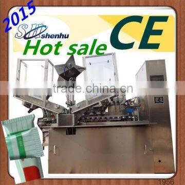 full automatic multiplex plastic aluminum tube filling sealing machine