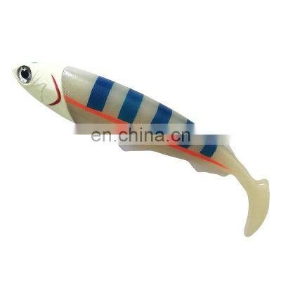 26cm 415g  tuna trolling lure  lumo soft plastic lurw with  lead  jig head