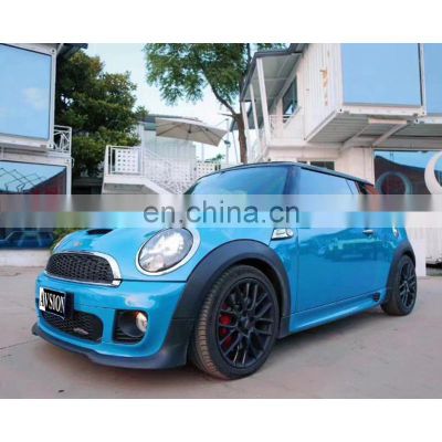 Hot selling body kit for MINI R55 R56 R57 R58 change to JCW Model include front/rear bumper assembly side skirt