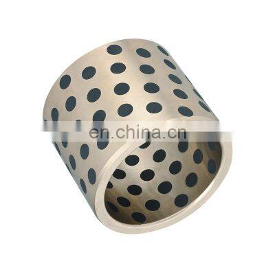 Hot Selling Copper Base Solid  Lubricating Bearing High Quality Graphite Brass Bushing  Bearing