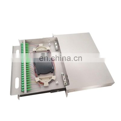 Hot Sale FTTH 12-24 Core Sc/FC/St/LC Rack Mount Splicing Fiber Optic Patch Panel/Termination Box/ODF