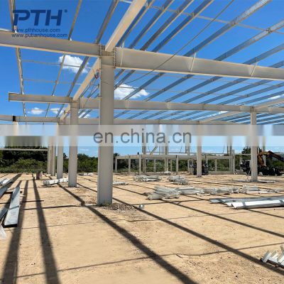 Steel structure shopping mall green energy saving hot sales prefabricated modular steel structure warehouse