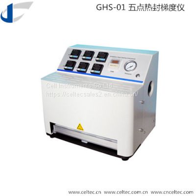Gradient heat seal testing machine