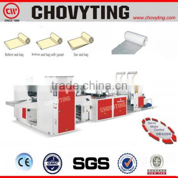 automatic perforated rolling plastic bag making machine
