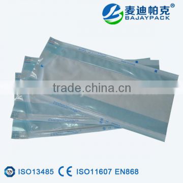 Factory price Sterilization gusseted paper-film pouch with steam and EO indicator