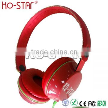 Super Voice Hi-Fi Stereo Colorful Best Driver Metal Headband Over-head Headphones with Durable Cable