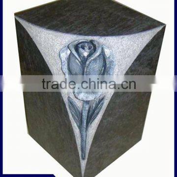 Lively rose granite monument rose flower vase