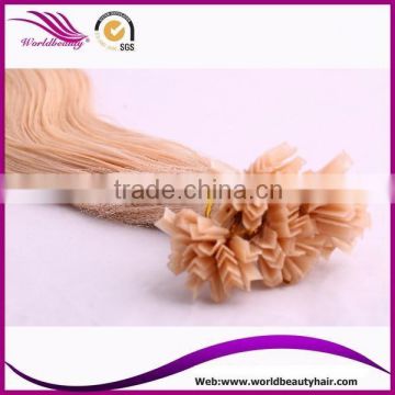 European hair keratin hair extension with Italy glue tip with top quality