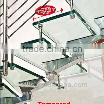 Tempered glass railing YT100