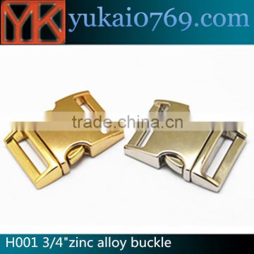 gold buckle,dog collar buckle,quick release buckle for dog collar