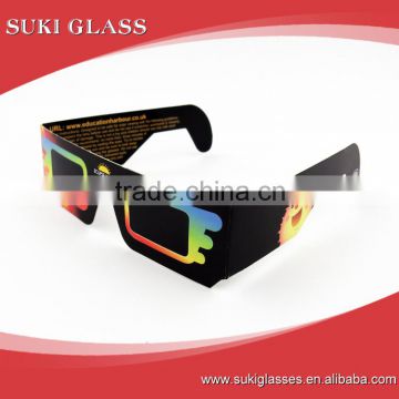 Green Magenta pictures disposable 3d glasses 3d paper glasses