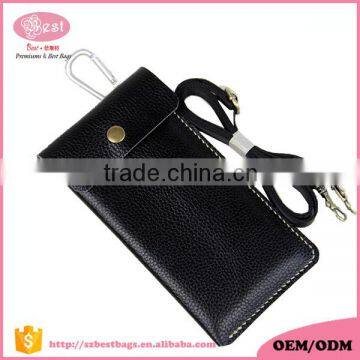 2016 Hot selling mobile phone leather bag