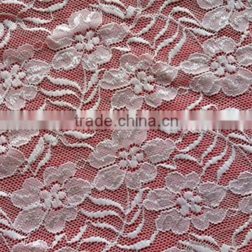 Nylon floral lace fabric wholesale 7522