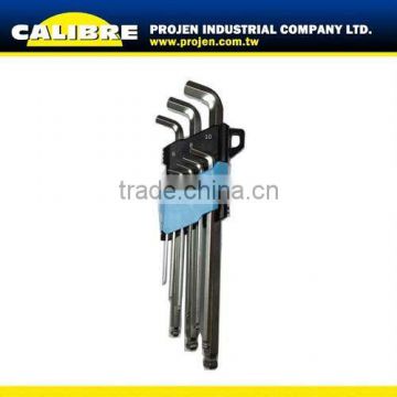CALIBRE 110 degree 9pc 1.5-10mm Extra short Hex Wrench Set hex key set